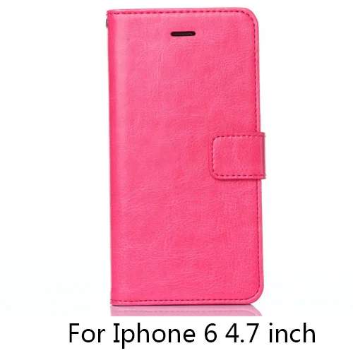 Бумажник Флип кожаный чехол с подставкой для Apple iPhone 6 и 6 Plus 4,7 5,5 дюйма роскошные сумки для телефонов Чехлы для iPhone6 4,7 дюймов чехлы - Цвет: 4