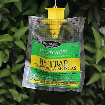 

Disposable Fly Trap Catcher Fly Catcher Insect Trap Hanging Style Pest Control Insect Bag Hanging Insect Killer