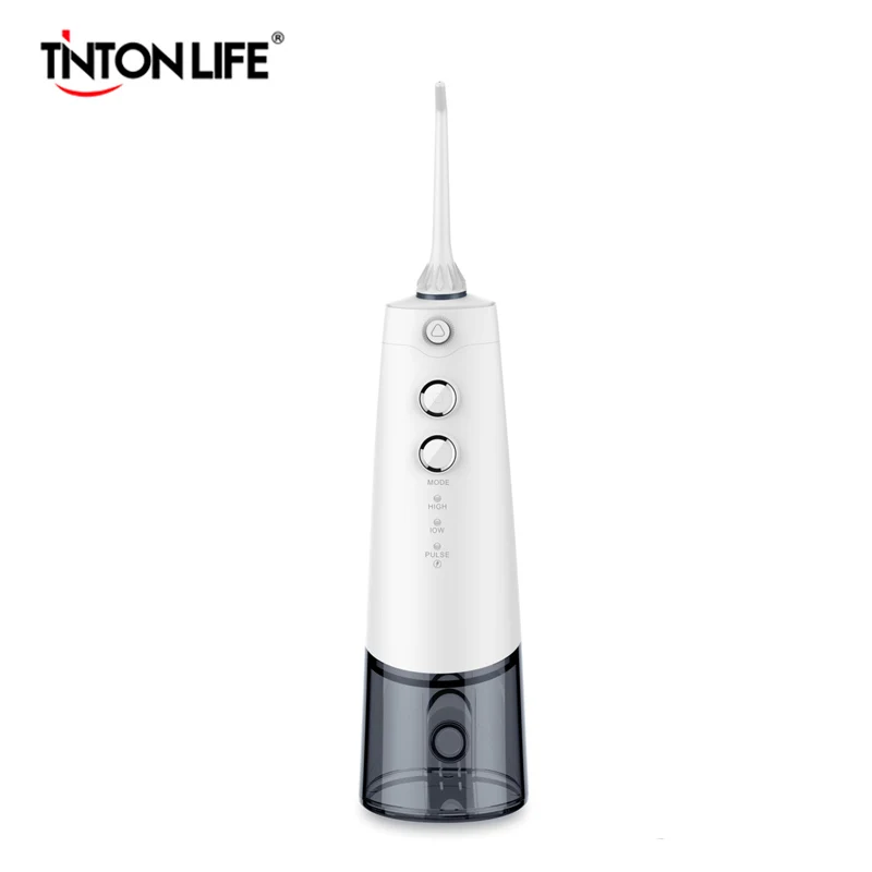 

TINTON LIFE Oral Irrigator Water Flosser Cordless USB Rechargeable Dental Care 220ML Water Tank IPX7 Waterproof Teeth Cleaner