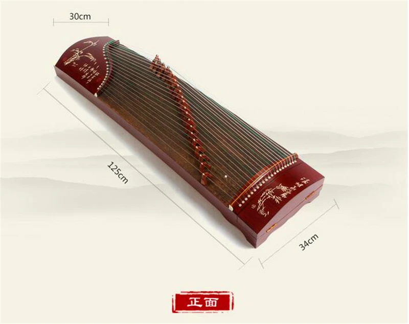 Имитация розового дерева Китай guzheng дети Профессиональный 125 см маленький guzheng миниатюрный музыкальный инструмент zither с полными аксессуарами