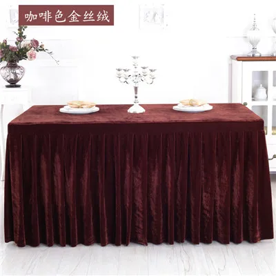 Mantel Rectangular de franela para boda, falda de mesa de tela de suave, cubierta de mesa, decoración|Faldas de mesa| - AliExpress