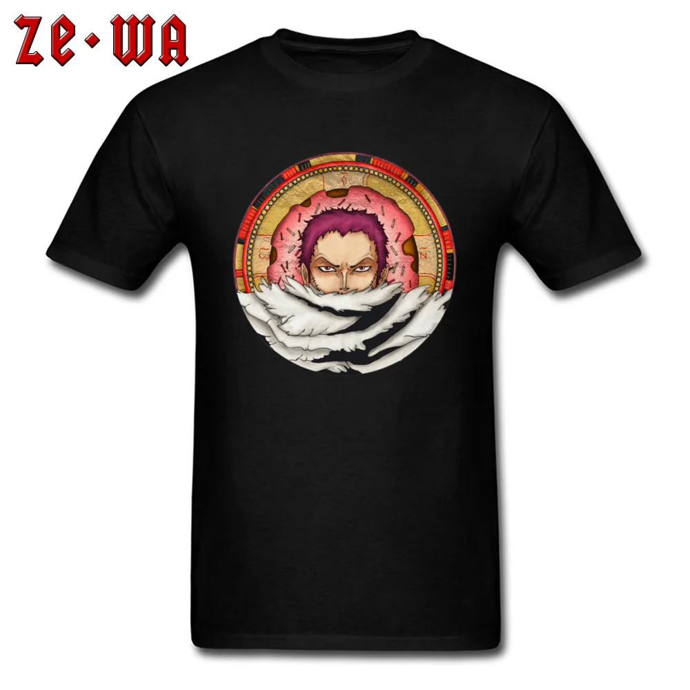  Men T Shirt Haloed ... Donuts 280 Summer Tees 100% Cotton Round Neck Short Sleeve Normal T-Shirt Thanksgiving Day Haloed ... Donuts 280 black
