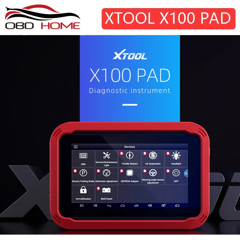 OBD2 riginal XTOOL X100 PAD Авто ключ программист X-100 PAD с адаптером EEPROM поддержка масла отдых и регулировка одометра