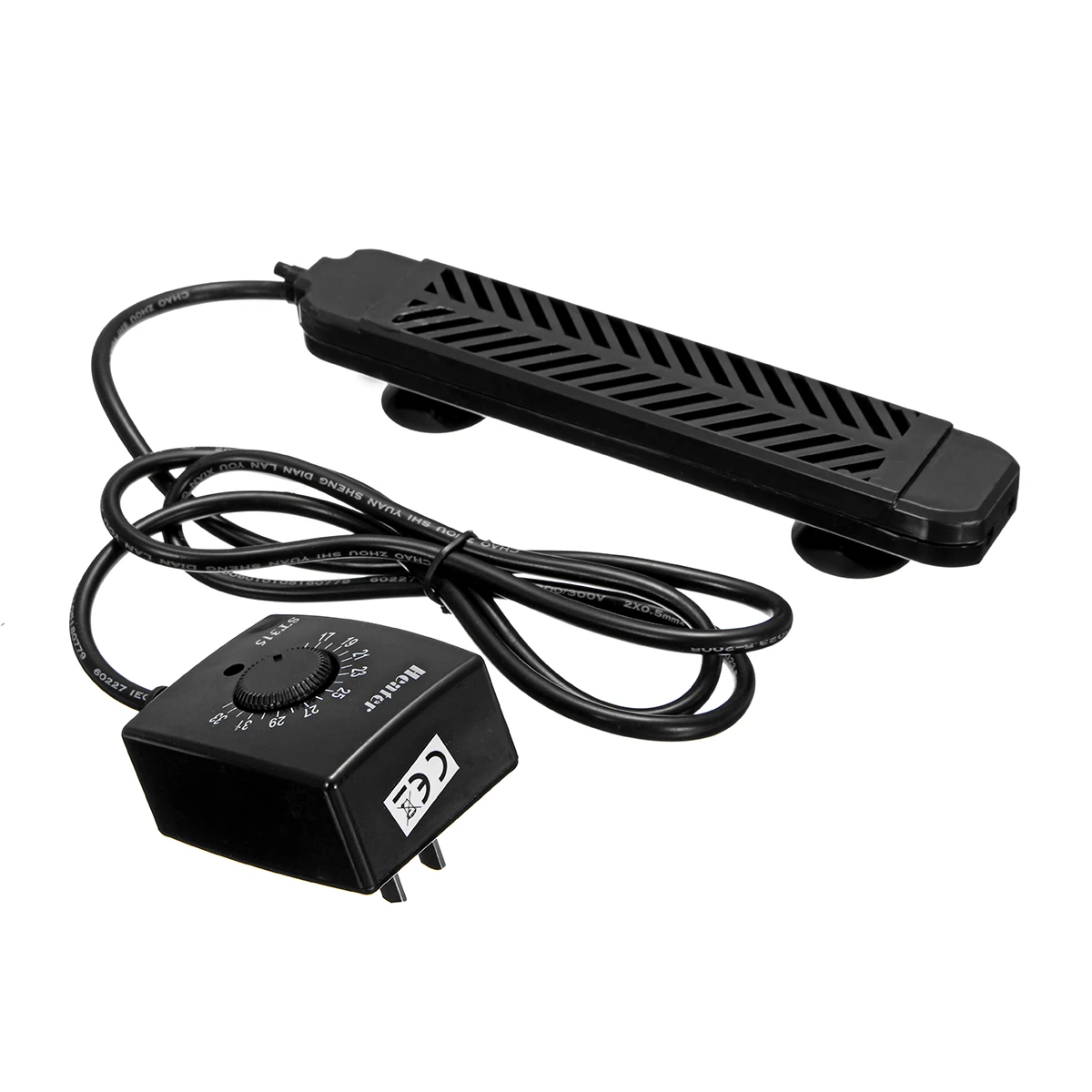 Online Mini calentador de acuario sumergible tanque de peces termostato de agua ajustable varillas de calentamiento suministros de Control de temperatura 25 300W