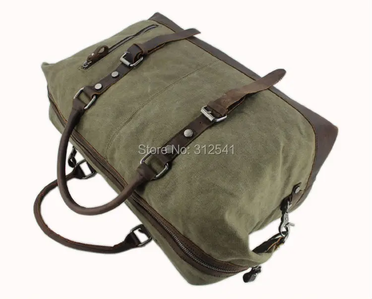 Винтажные военные холщовые кожаные мужские дорожные сумки, сумки для багажа, мужские спортивные сумки для путешествий, большие выходные сумки для сна