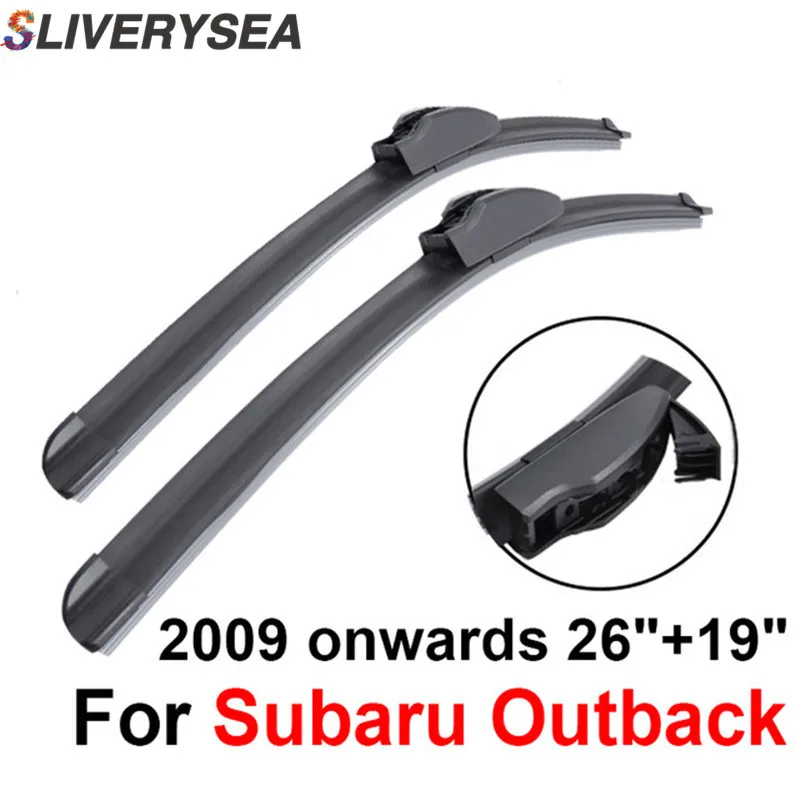 SLIVERYSEA Wiper Blades For Subaru Outback 2009 onwards 26"+19" High