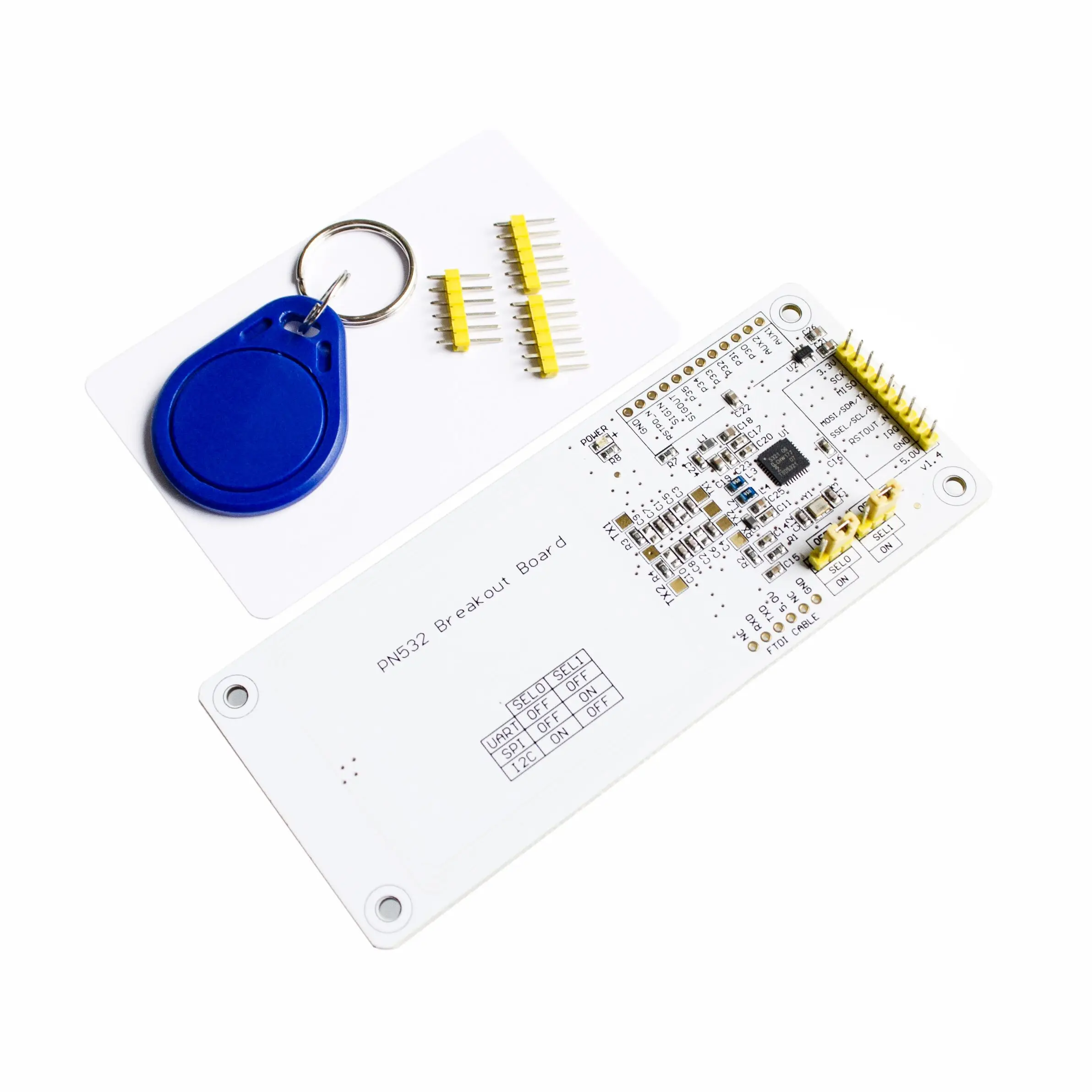 Плата расширения RFID NFC PN532 Shield IC с белой картой | Электронные компоненты и