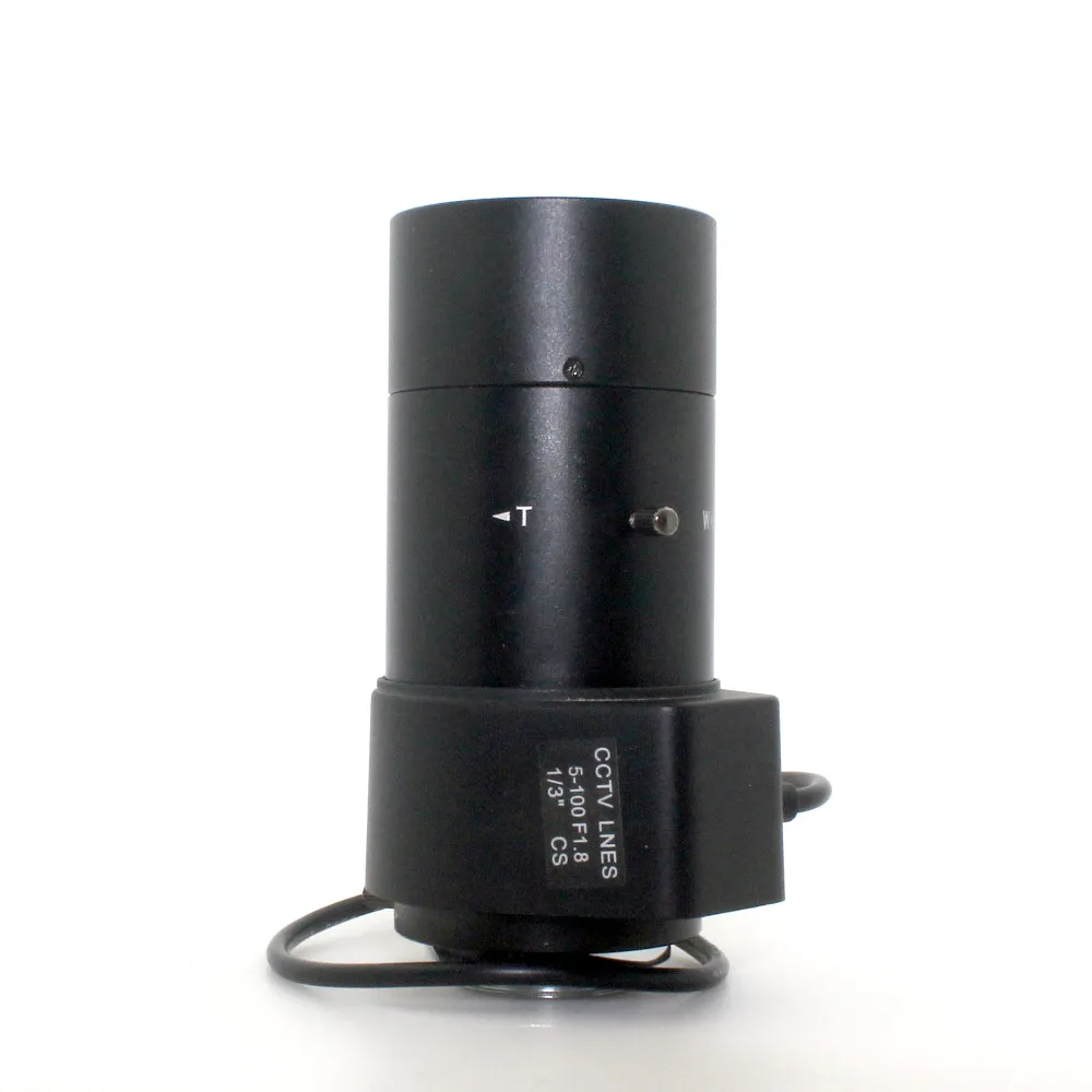 5-100mm Auto-Iris Color CCTV Camera Lens Very Long Range Surveillance F1.8 