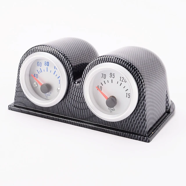 52MM Universal Two Hole Car Boat Gauge Panel Mounting Bracket ABS Fixed