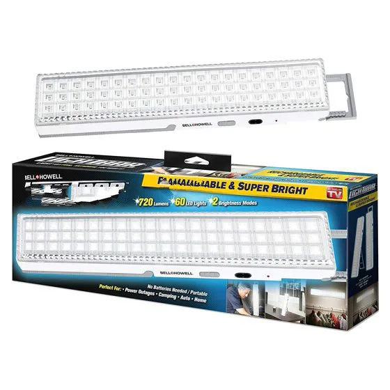 תאורת חירום נטענת עם 60 נורות LED לטיולים, לבית, לקמפינג בחוץ וכמובן לשטח 60W