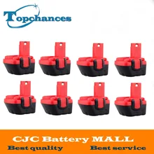 8PCS Brand New 12V Ni-CD 2000mAh Replacement Power Tool Battery for Bosch BAT043 2 607 335 692 Bosch 22612 Bosch 23612 Black&Red