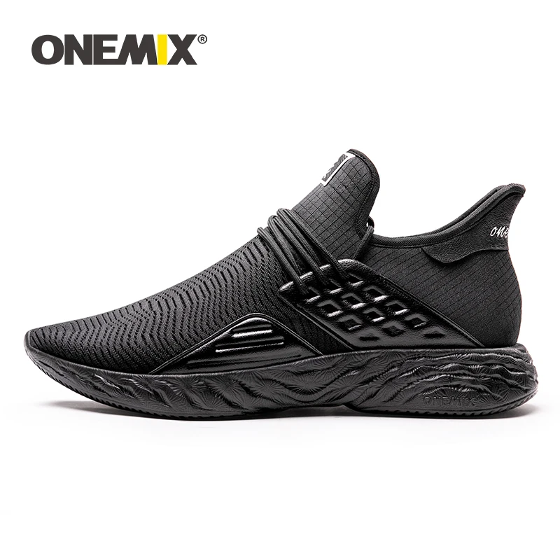 

ONEMIX 2019 Light Running shoes For Men Sport shoes Plus Size 47 Breathable Comfortable Jogging Footwear Couples Casual Sneakers