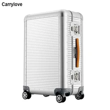 CARRYLOVE 2" 26" дюймов Алюминиевая тележка Спиннер чемодан для путешествий на колесах