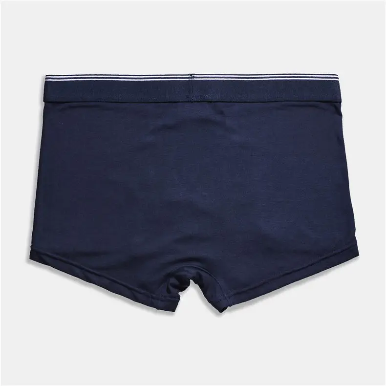 UYEEMU Boxers Men Underwear Modal Mens Boxer Shorts Solid Homme Pull Panties Sexy Male Underpants 3Pcs Lot Gray White Black Gray-07