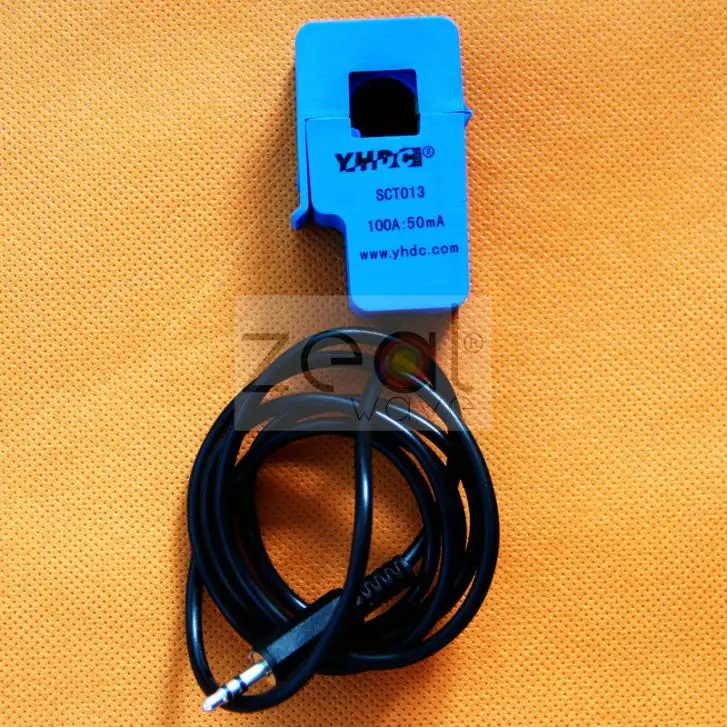 Free shipping Non-invasive AC current sensor Split Core Current Transformer SCT-013-000 100A |