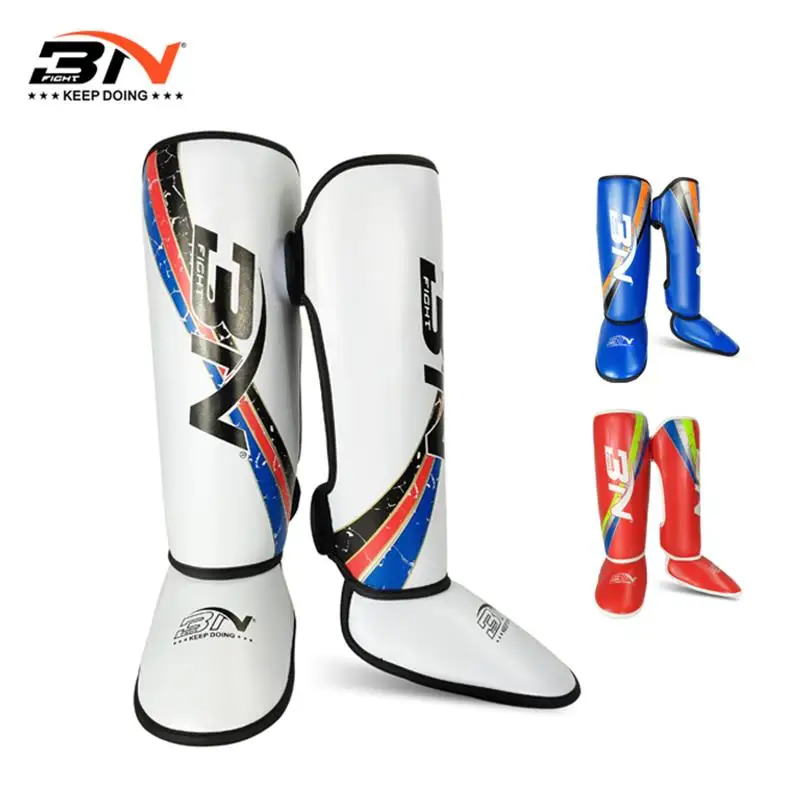 

2017 Professional Kids Shin Guard Muay Thai Sanda Kickboxing Leggings Karate Ankle Guard MMA Kids Protection Shin Guards MMA