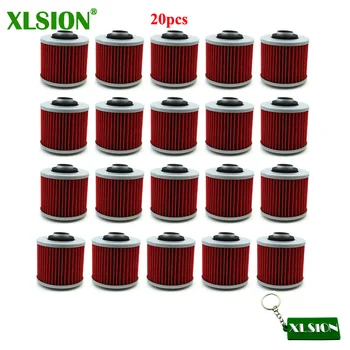 

XLSION 20pcs Oil Filter For Yamaha XV250 XV500 XV 750 1000 Virago XV535 SR 250 500 XT 400 TT XT500 SRX400 YD250 SR500