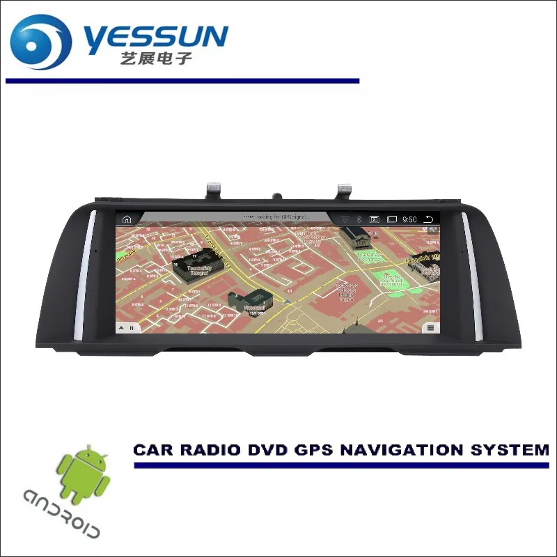 Top YESSUN 10" inch HD Screen For BMW 5 F10 F11 2013~2016 Car Stereo GPS Navigation Video Audio Multimedia Player No CD DVD 4