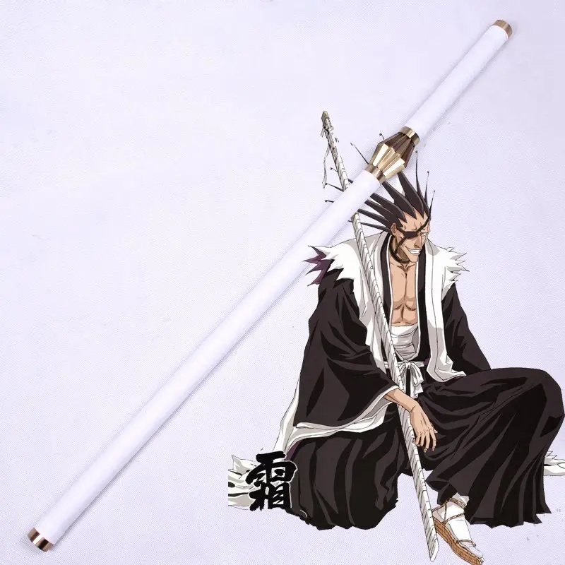 

Japanese Anime Bleach Kenpachi Zaraki Wooden Sword Katana Cosplay Props Decorative