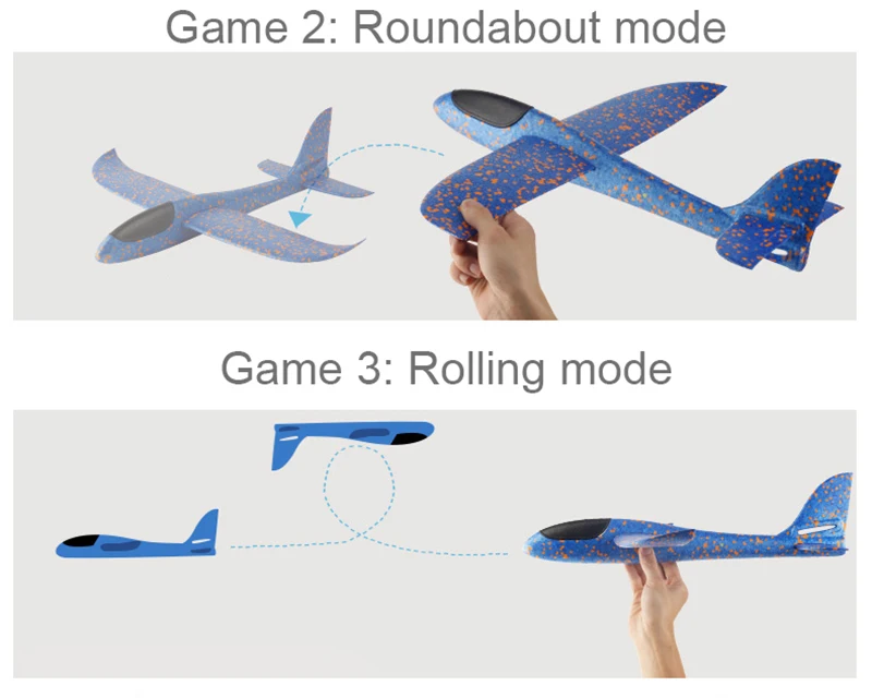 Большой хорошее качество ручной запуск метательный планерный самолет инерционный пенопласт EPP самолет игрушка детский самолет модель открытый забавные игрушки