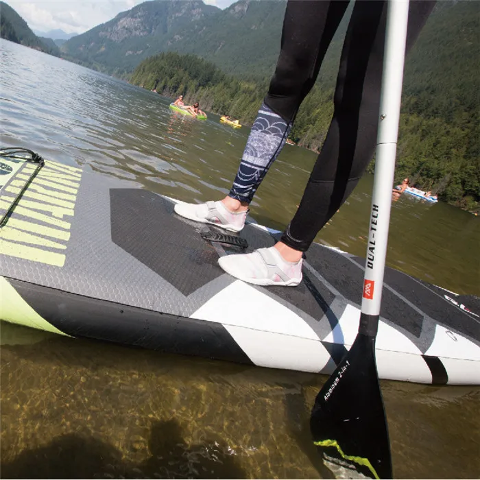 АКВА МАРИНА DUAL TECH 2 в 1 доска для серфинга весло SUP двойное лезвие Надувная лодка