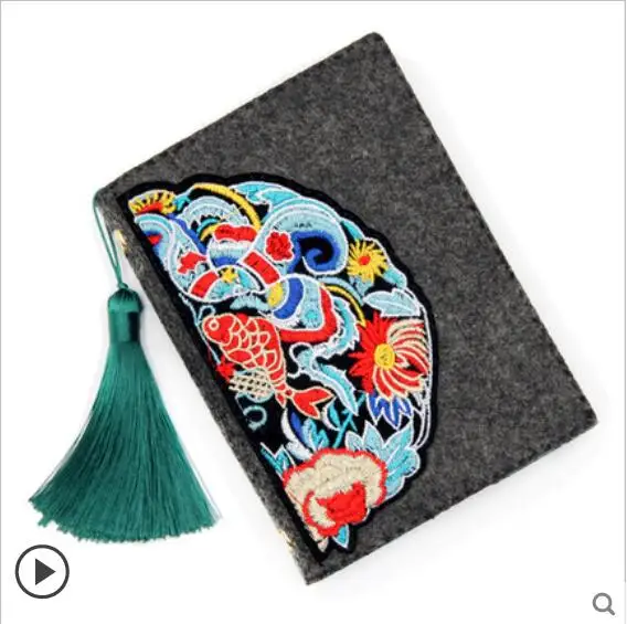 

Gufeng Palace Museum Wenchuang Diary Handbook Felt kit Non-woven cloth Craft DIY Sewing set Felt Handwork Material DIY