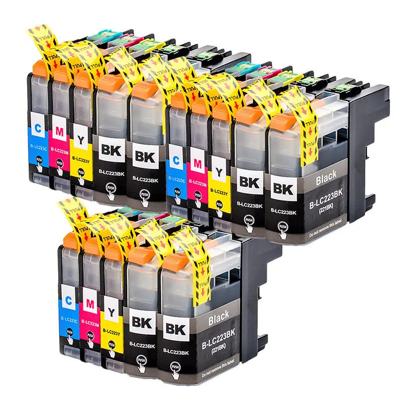 

15x Inks Replace Compatible for Brother LC223 MFC J480DW J4420DW J5320DW DCP J4120DW J562DW