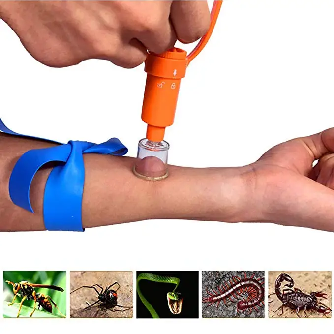 Snake Bite Kit, Sting Suction Pump, First Aid Safety Tool, Venom Extractor Suction Pump, Bite and Sting First Aid