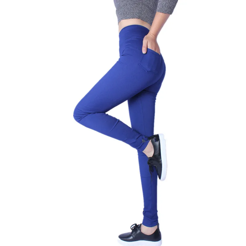 2017 Genuine NAVLED Z-031 Factory Outlet Tall Waist Pocket Big Yards Leggings Women Pants 4 Color 5 Size Spring Summer Leggings Leggings