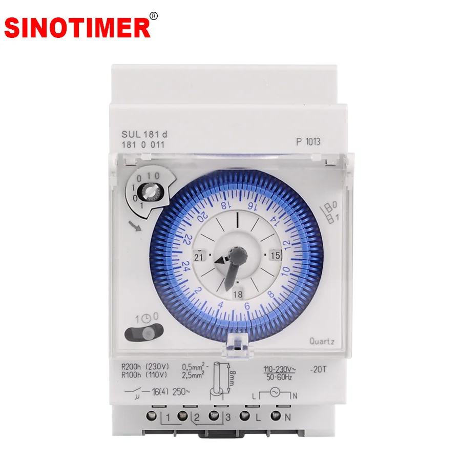 

220V AC Analog 24 hours 15 Mintues Interval Mechanical Timer Switch SUL181d in stocks
