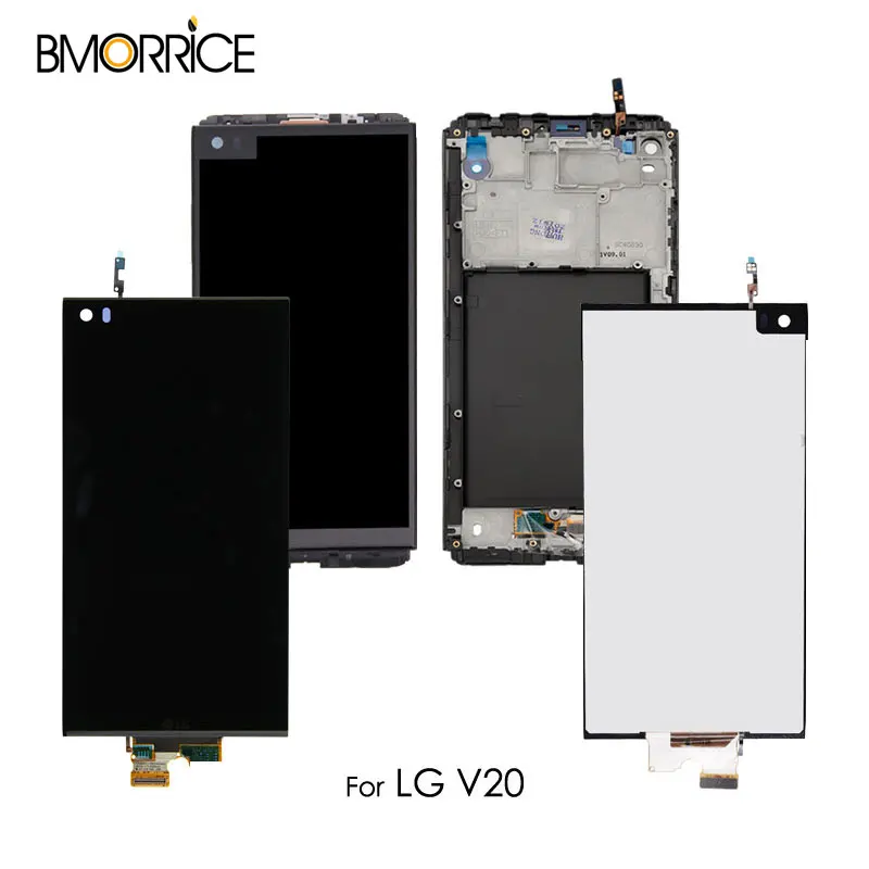 5 7 дюймов Замена для LG V20 H910 H918 H990 VS995 VS996 ЖК дисплей сенсорный экран с рамкой