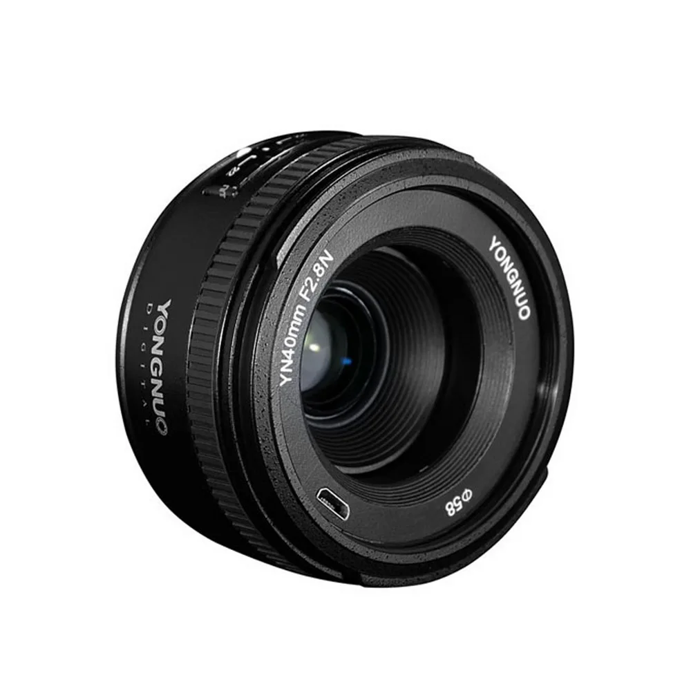 Широкоугольный объектив YONGNUO YN 40 мм F2.8N AF MF для цифровой зеркальной камеры Nikon |