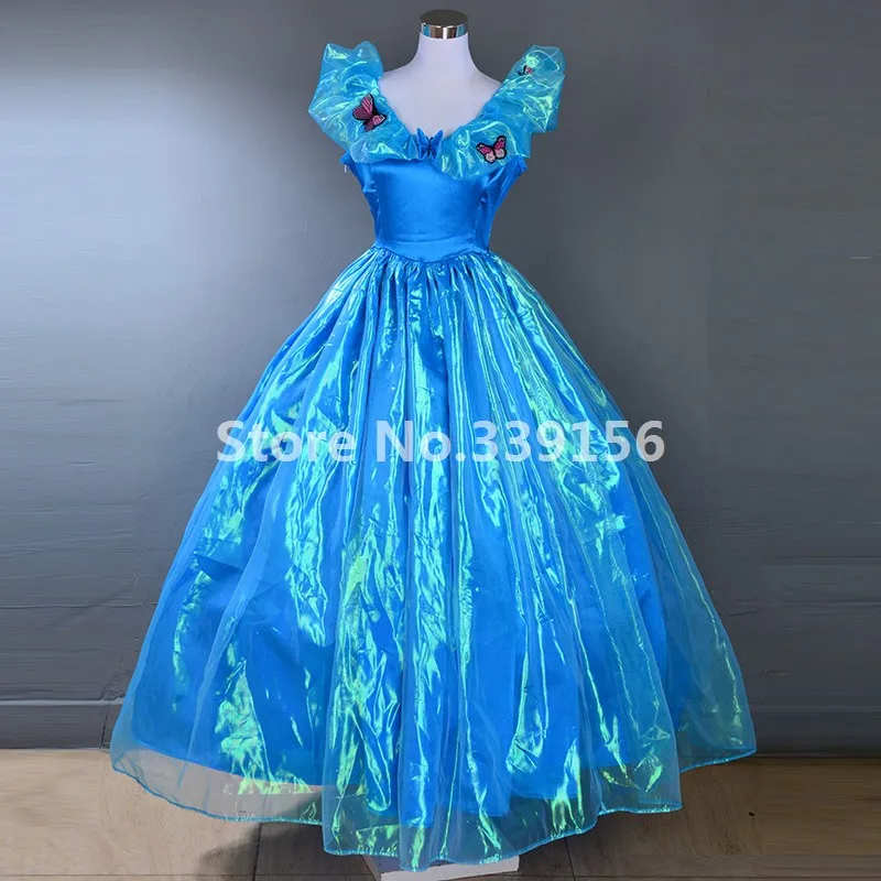 

Snow White Blue Dress Movie Gowns Princess Masquerade Gown