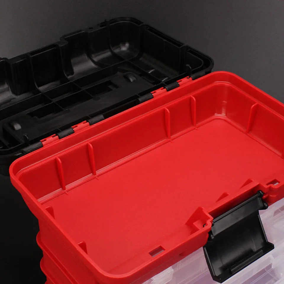 WALK FISH High Quality Portable Outdoor Plastic 5-layer Large Fishing Gear Storage Box Large Capacity Box Carp Fishing Tools