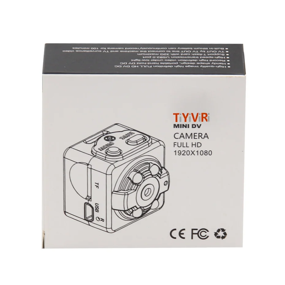 Mini Camera SQ8 HD 1080P Recorder HD DV Motion Sensor Night Vision Micro Cam Sport DV Wireless Camcorder Recorder