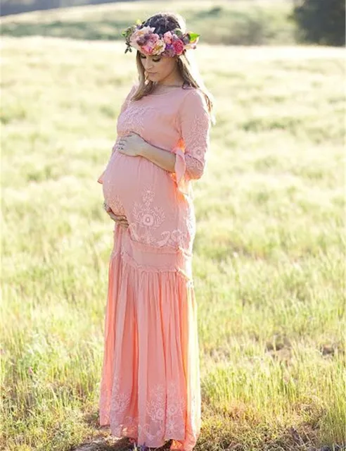 Bohemian Pregnancy Dress