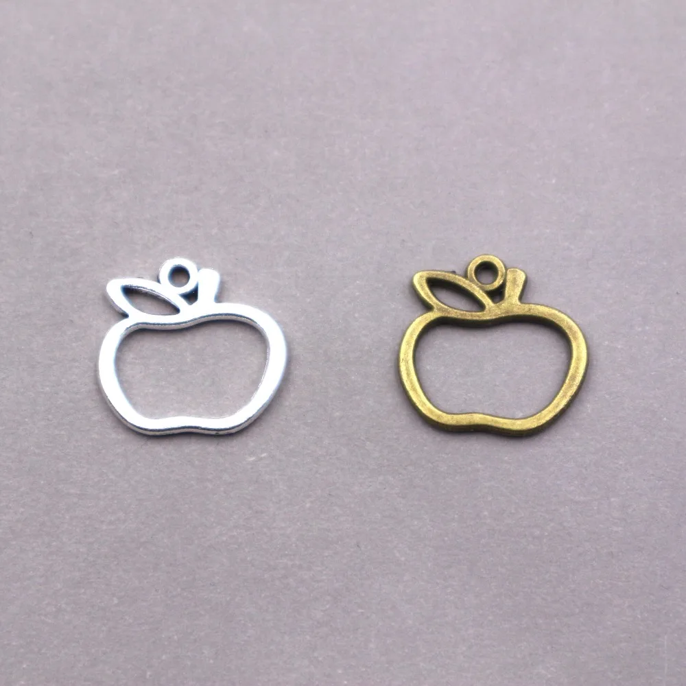 16 шт., лидер продаж, подвески из сплава Apple, подвеска в виде яблока для изготовления ювелирных изделий DIY 20*19*2 мм