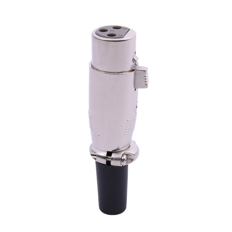 Женский 3 клеммы XLR Mic микрофон аудио кабель Разъем 7 см длина|Коннекторы и разъёмы|