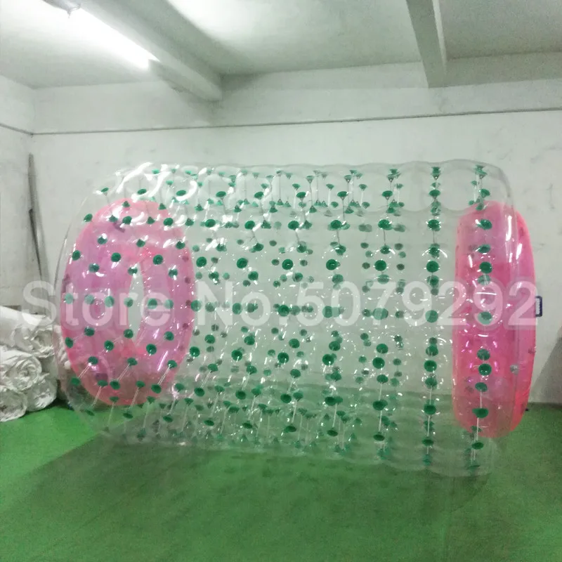 Inflatable Water Roller Ball For Wate Games 2.4x2.2x1.7m Water Roller Wheel For Human PVC/TPU People Play Inside