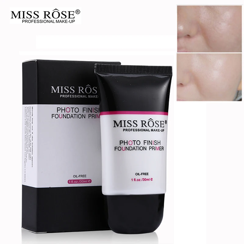 

Miss Rose Face Foundation Primer Oil-Control Base Makeup Primer Transparent Hydrating Brighten Correcting Pore Smooth Concealer