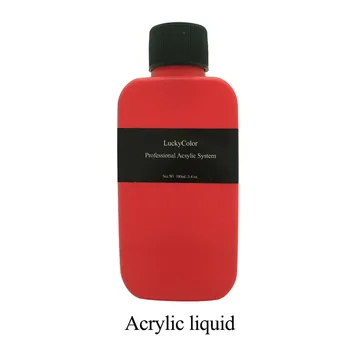

Lucky Color Professional Brush Clearner /Acrylic Liquid for Nail Extension Tips False Nail Art 1 Bottle 100ml