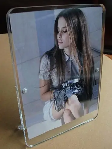 Акриловые Кристалл Магнитная двусторонний фоторамка акриловые фоторамки