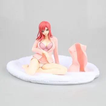 

11cm Japanese sexy anime figure secretary sitting girl action figure collectible model toys for boys