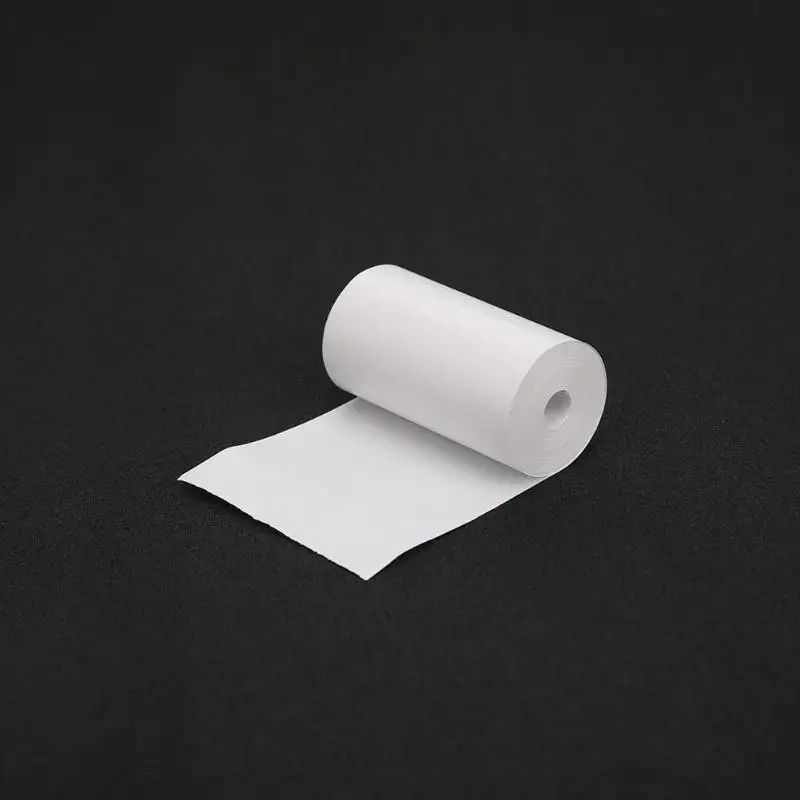 Высокое качество 5 рулонная бумага для печати наклеек прозрачная цветная клейкая фотобумага для бумаги ang мини термопринтеры без сердечника для POS