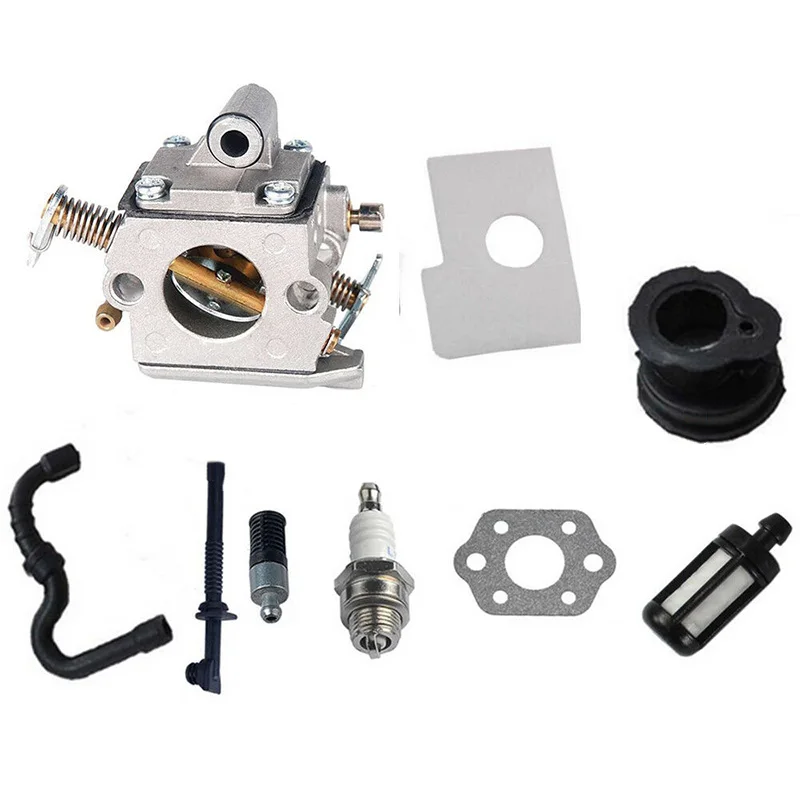 

Oil circuits Spark plug Buffer Carburetor Engine Fuel pipe Fuel Filter Gaskets For Stihl MS180C MS170 MS180 017 018
