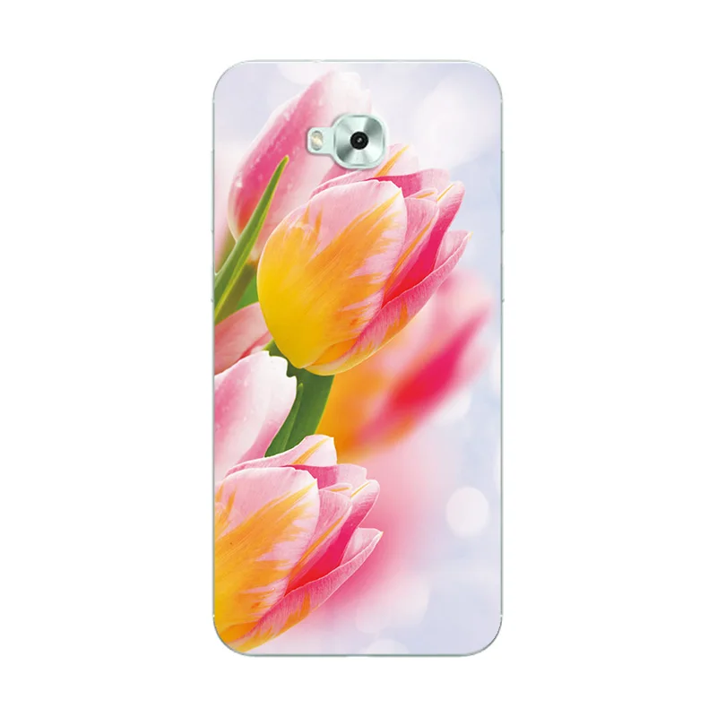 W02 Для ASUS Zenfone 4 Selfie ZD553KL 5," чехол для телефона с сердечком, защитный чехол на заднюю панель Для Zenfone 4 Selfie ZD 553KL, облегающий чехол - Цвет: W02