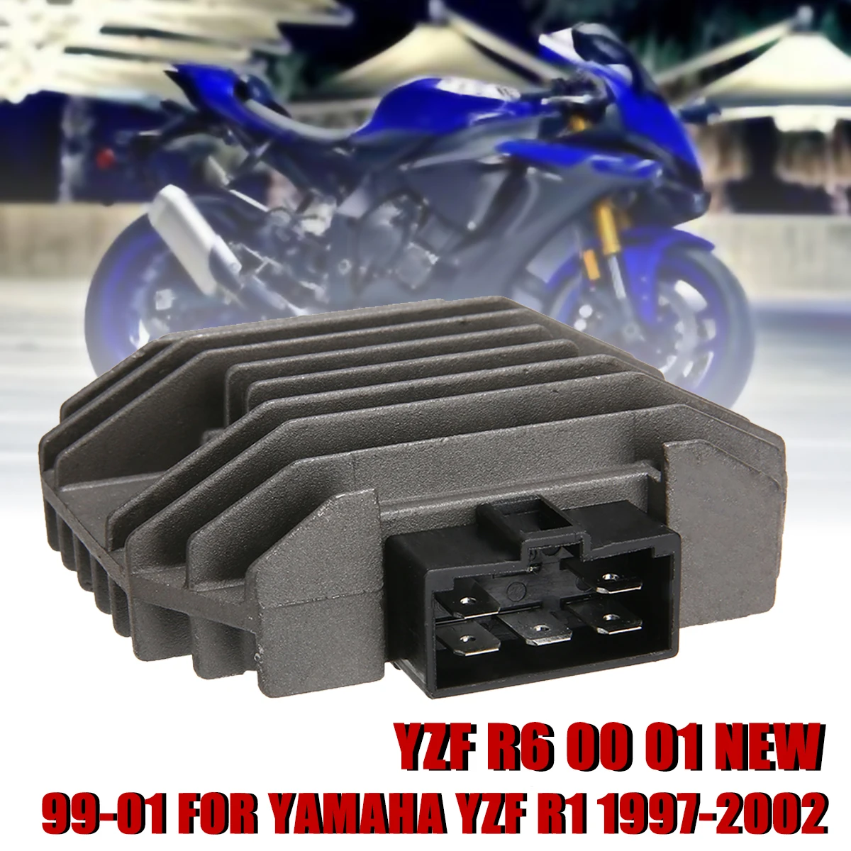 Universal Replacement Voltage Regulator Rectifier For Yamaha YZF R1 YZF R6 FZR600 V-STAR XVS400 DS400 TDM850