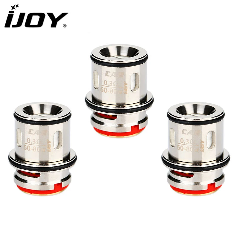 

Original Ijoy CA2 Head 0.2ohm 0.3ohm CA8 Coil 0.15ohm replacement Evaporator Suitable for IJOY Captain subohm tank 3pcs/lot