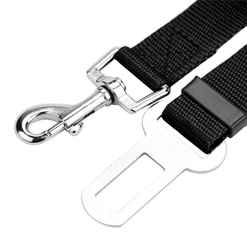 2pcspack Vehicle Car Seat Belt Seatbelt Harness Lead Clip Pet Cat Dog Safety Belts Straps Nylon Pet Dog Cat Puppies 40JA10 (3)