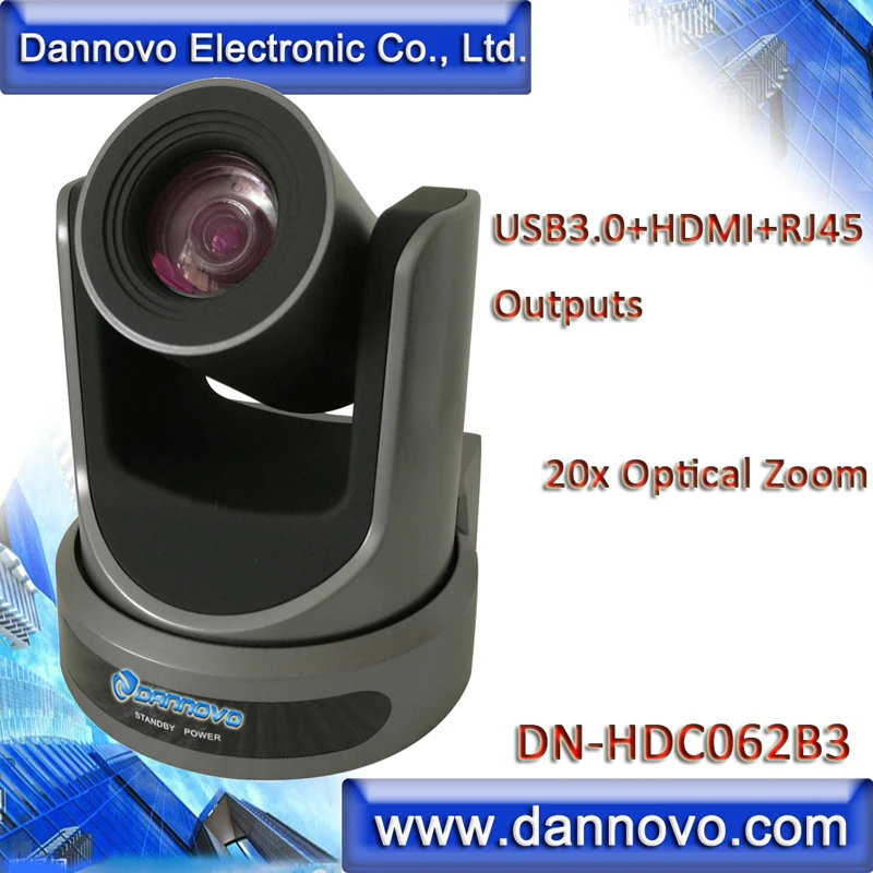 DANNOVO USB3.0 HDMI IP видео конференц-камера 20x Zoom, RTSP, ONVIF, мощная USB3.0 PTZ камера(DN-HDC062B3